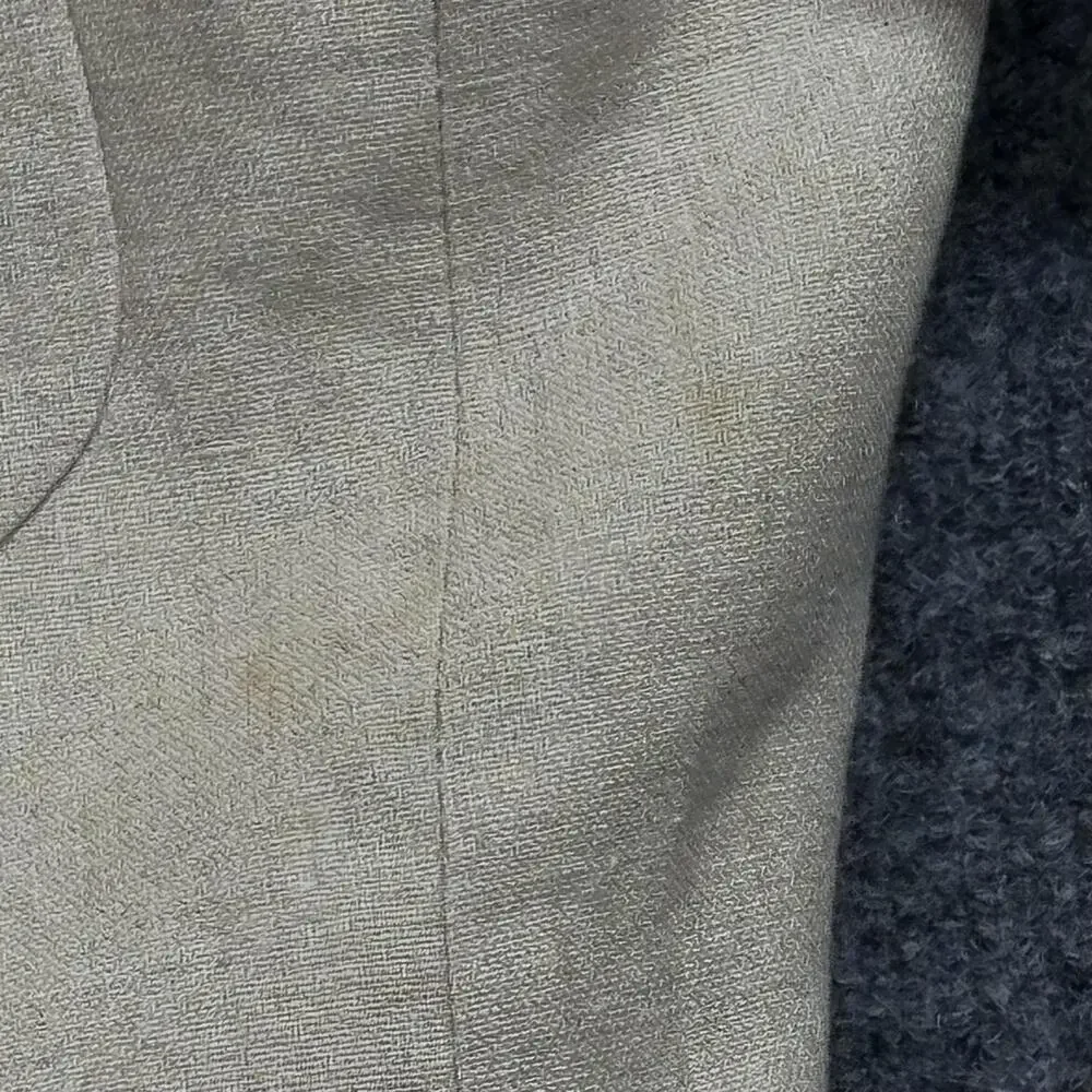 Tommy Hilfiger Blazer Mens Large Beige Linen Blend Tailored USA Classic Jacket